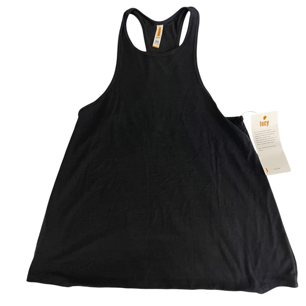Lucy (NWT) Women’s Activewear Dark Gray Surrender Tank Size S